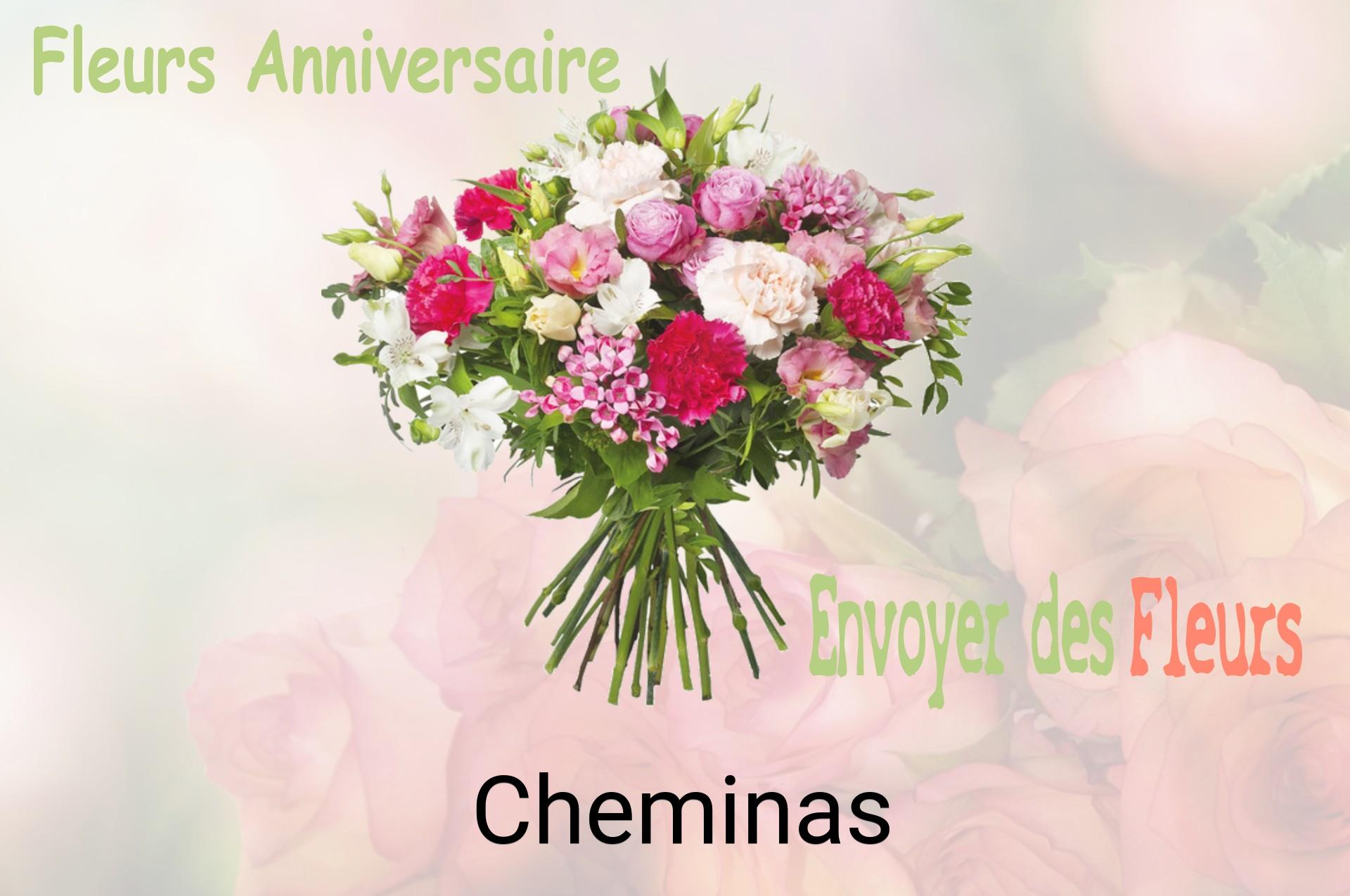 Bouquet de fleurs d’anniversaire livré à Cheminas